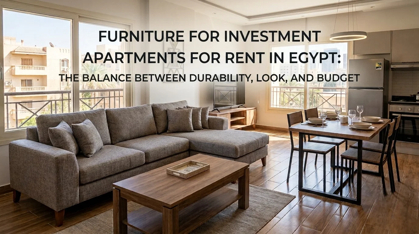 Investment Apartment Furniture for Rent in Egypt: Balancing Durability, Style, and Budget