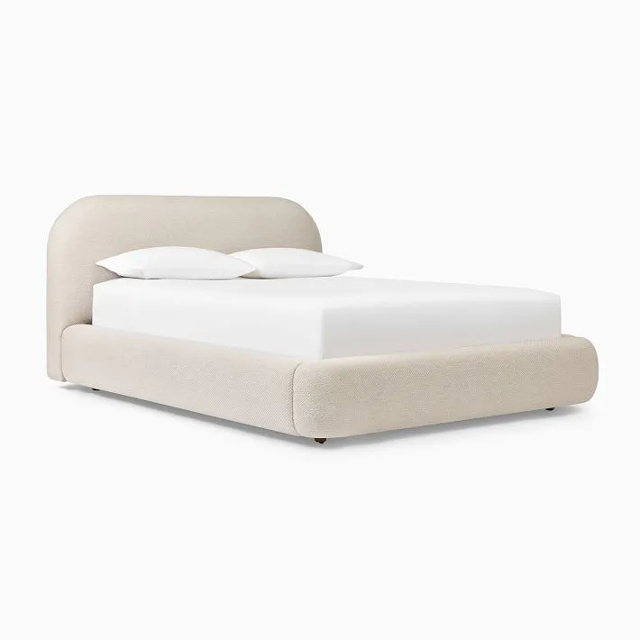 snowy bed